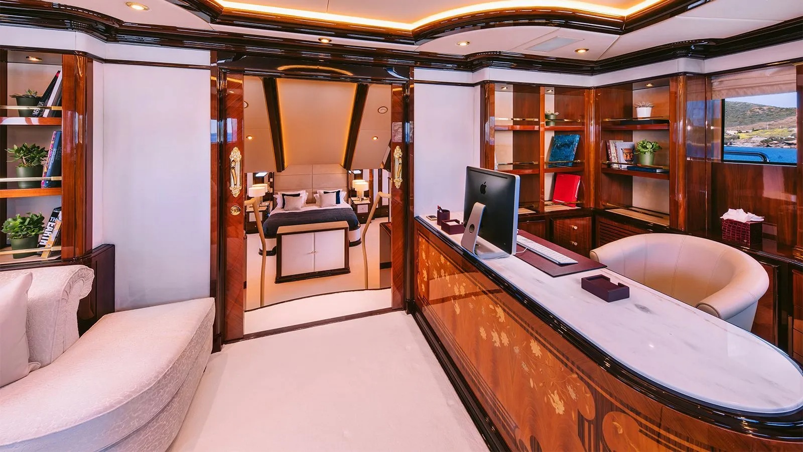 luxury yacht office